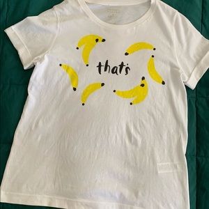 Kate spade Broome Street that’s bananas tshirt.
